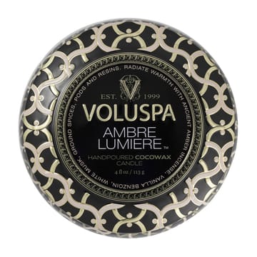 Maison Noir Mini Tin duftlys 25 timer - Ambre Lumiere - Voluspa