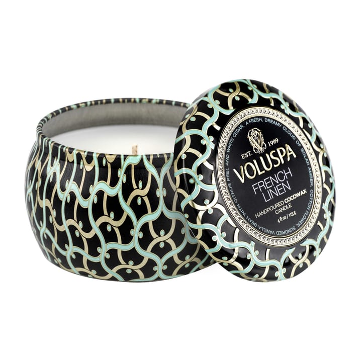 Maison Noir Mini Tin duftlys 25 timer - French Linen - Voluspa