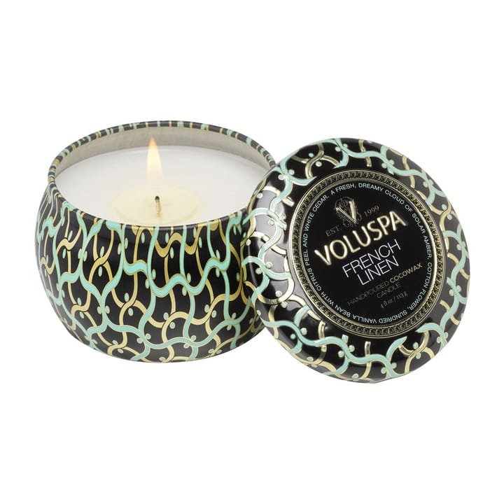 Maison Noir Mini Tin duftlys 25 timer - French Linen - Voluspa