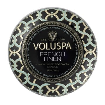 Maison Noir Mini Tin duftlys 25 timer - French Linen - Voluspa