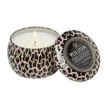 Maison Noir Mini Tin duftlys 25 timer - Pink Citron Grapefruit - Voluspa