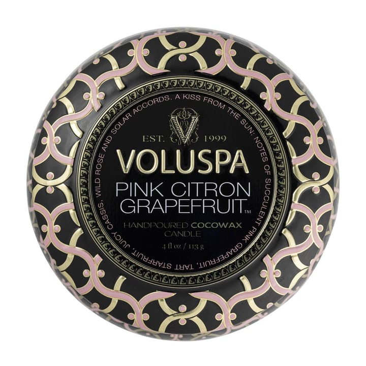 Maison Noir Mini Tin duftlys 25 timer - Pink Citron Grapefruit - Voluspa