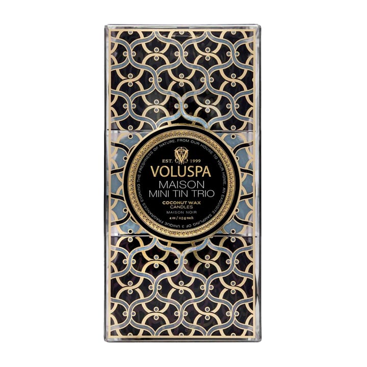Maison Noir Minitin gavesett 3-pakning - 2022 - Voluspa