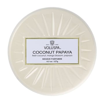 Vermeil Mini Tin duftlys 25 timer - Coconut Papaya - Voluspa