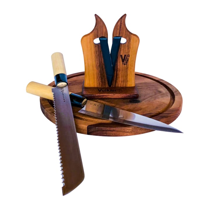 Vulkanus VG2 Wood knivsliper - Valnøtt - Vulkanus