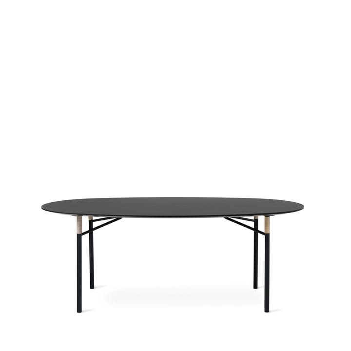 Affinity spisebord - black, ellipse - Warm Nordic