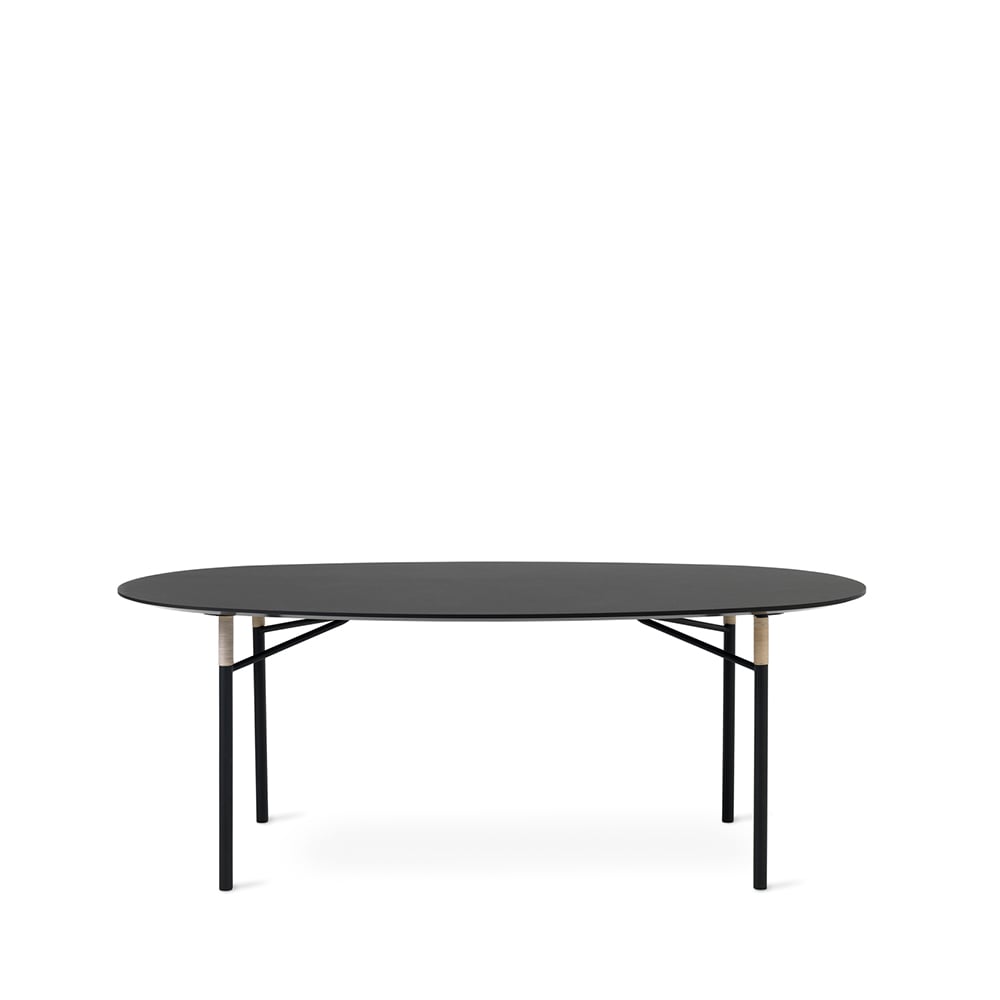 Bilde av Warm Nordic Affinity spisebord black ellipse