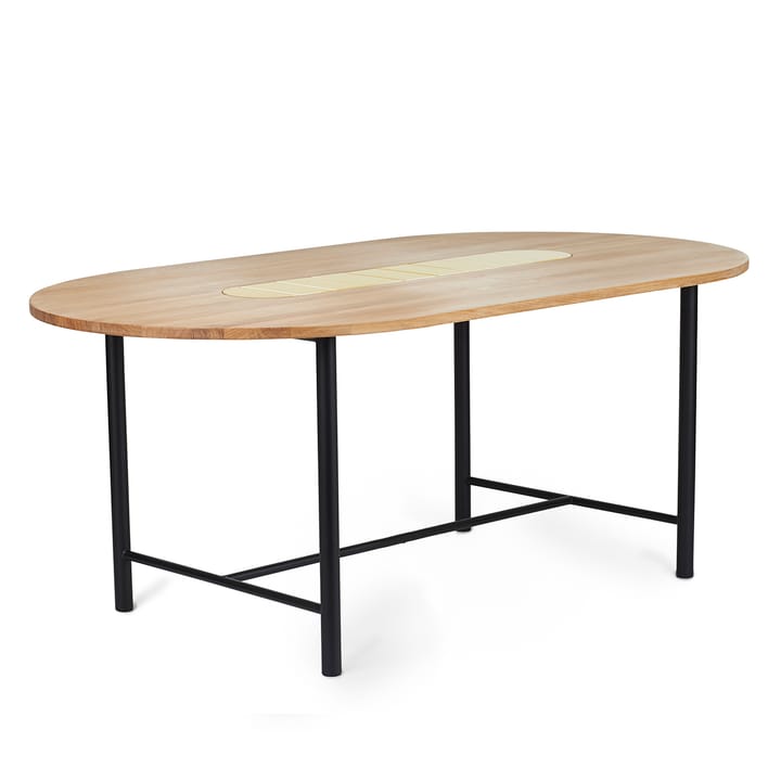 Be My Guest bord 180 cm - Hvitoljet eik-gul - Warm Nordic