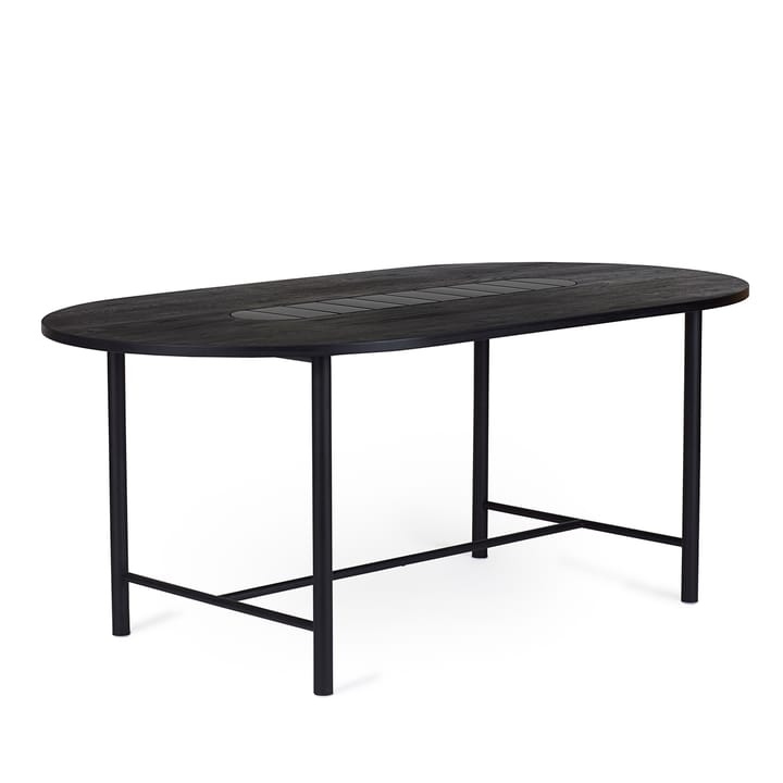 Be My Guest bord 180 cm, Svartoljet eik-svart Warm Nordic