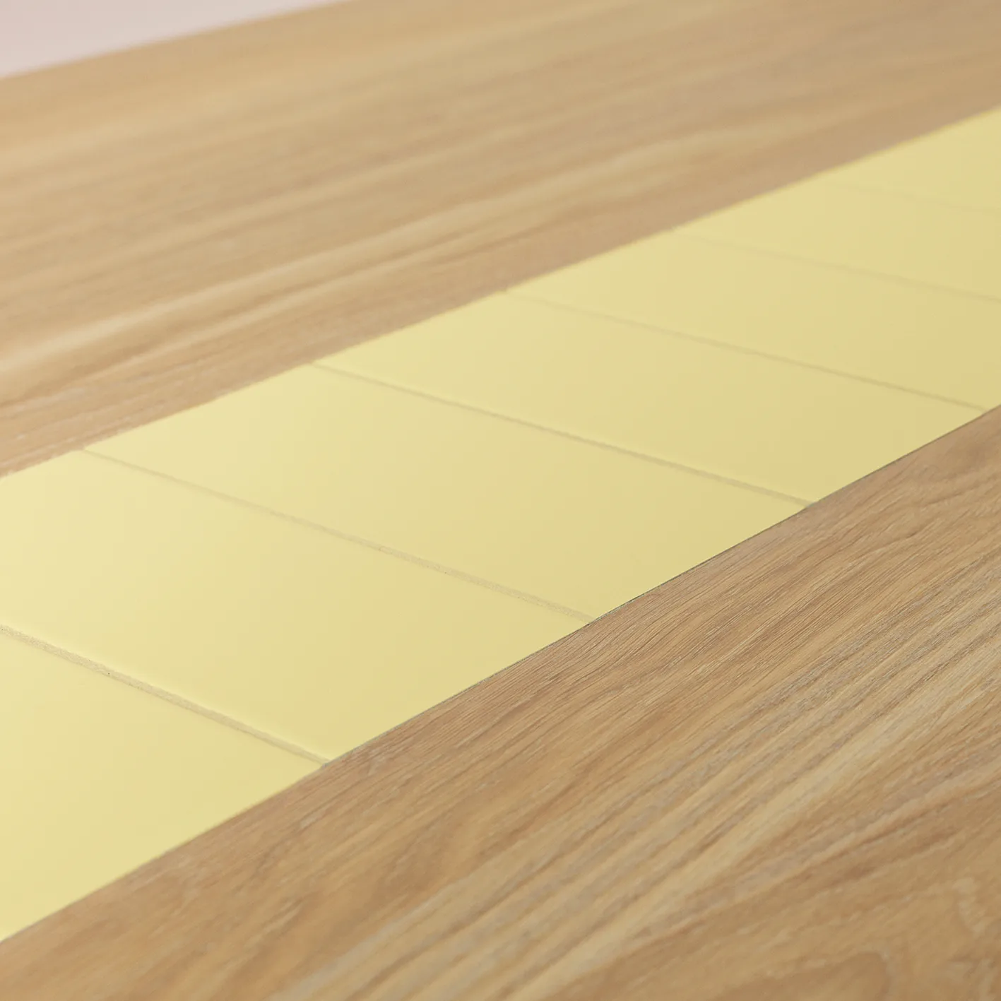 Be My Guest bord 220 cm, Hvitoljet eik-gul Warm Nordic