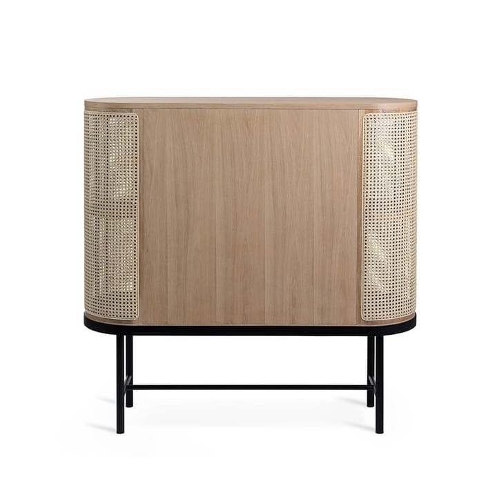 Be My Guest sideboard, rotting, hvitoljet eik, sort stålstativ Warm Nordic