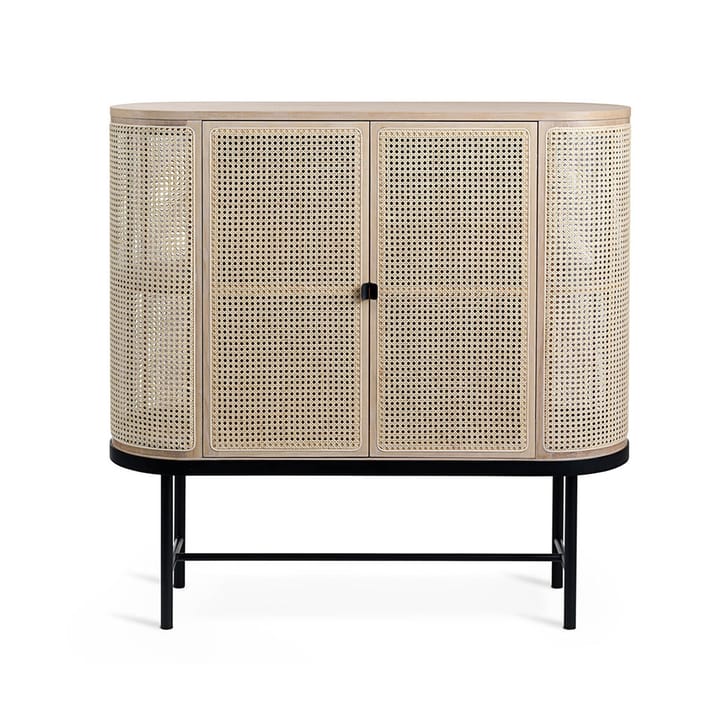 Be My Guest sideboard, rotting, hvitoljet eik, sort stålstativ Warm Nordic