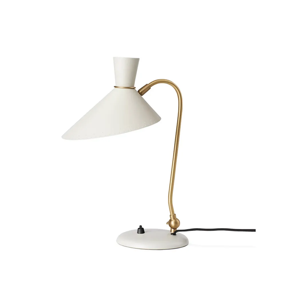 Bloom bordlampe, Warm white, messingstav Warm Nordic