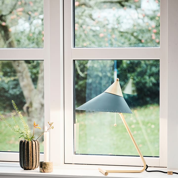 Brass Top bordlampe, Warm white, messingstav Warm Nordic
