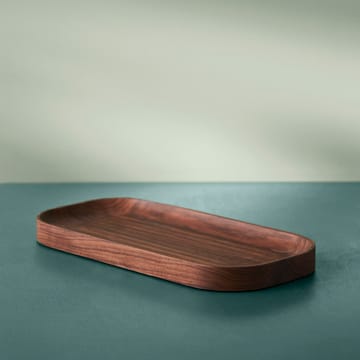 Carved Wood brett ovalt - Valnøtt - Warm Nordic