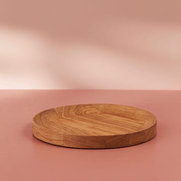 Carved Wood brett rund - Eik - Warm Nordic