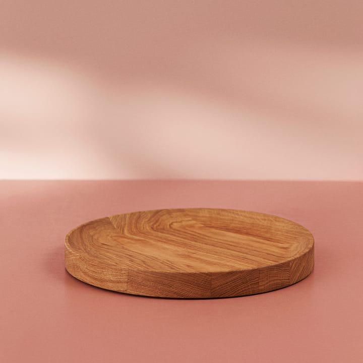 Carved Wood brett rund - Eik - Warm Nordic