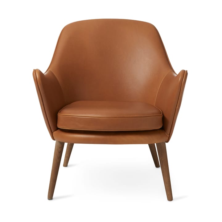 Dwell loungestol, Silk 250 camel-ben av røkt eik Warm Nordic