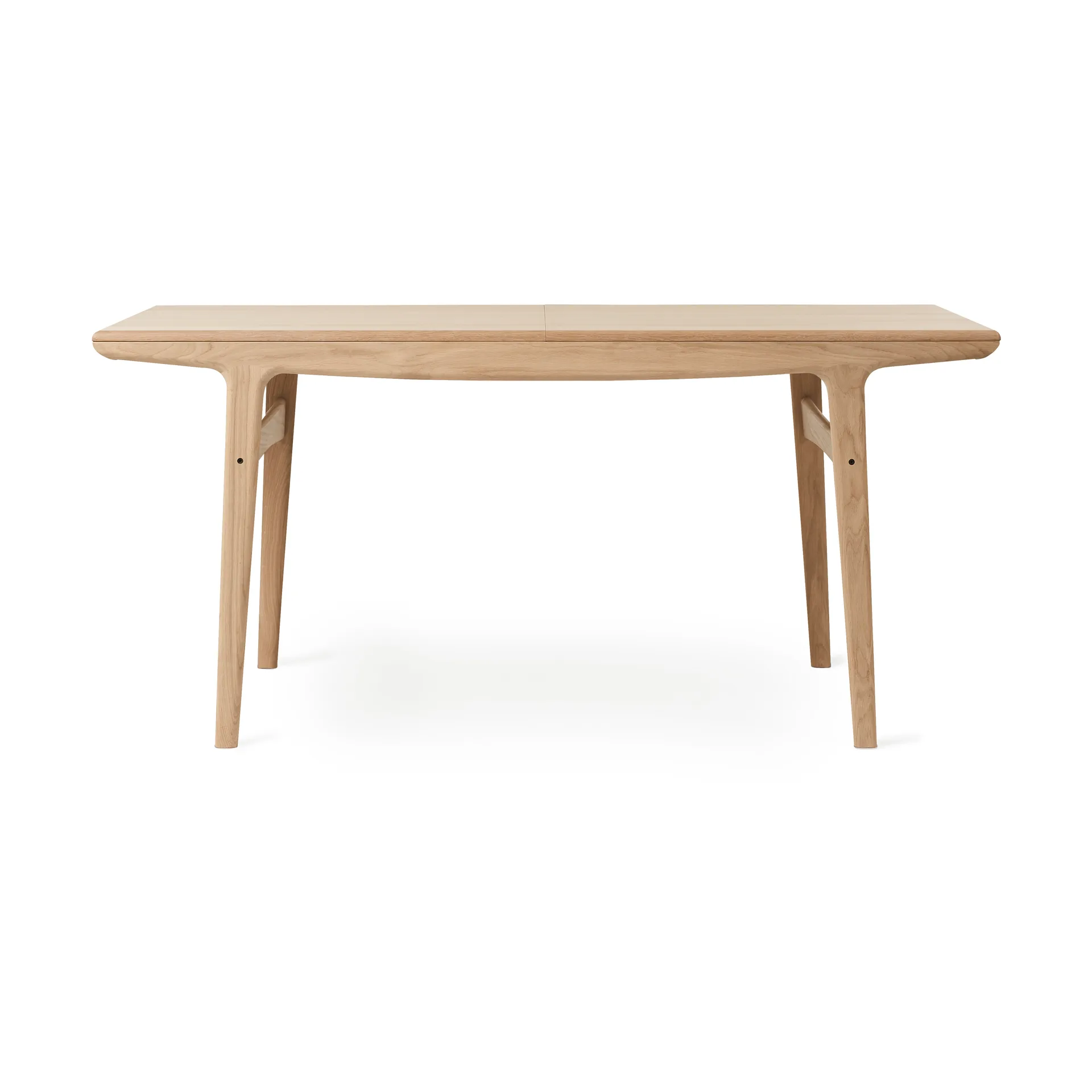 Evermore spisebord inkl. 2 tilleggsplate á 45 cm, Natural oak, 160 cm Warm Nordic