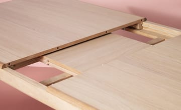 Evermore spisebord inkl. 2 tilleggsplate á 45 cm - Natural oak, 160 cm - Warm Nordic