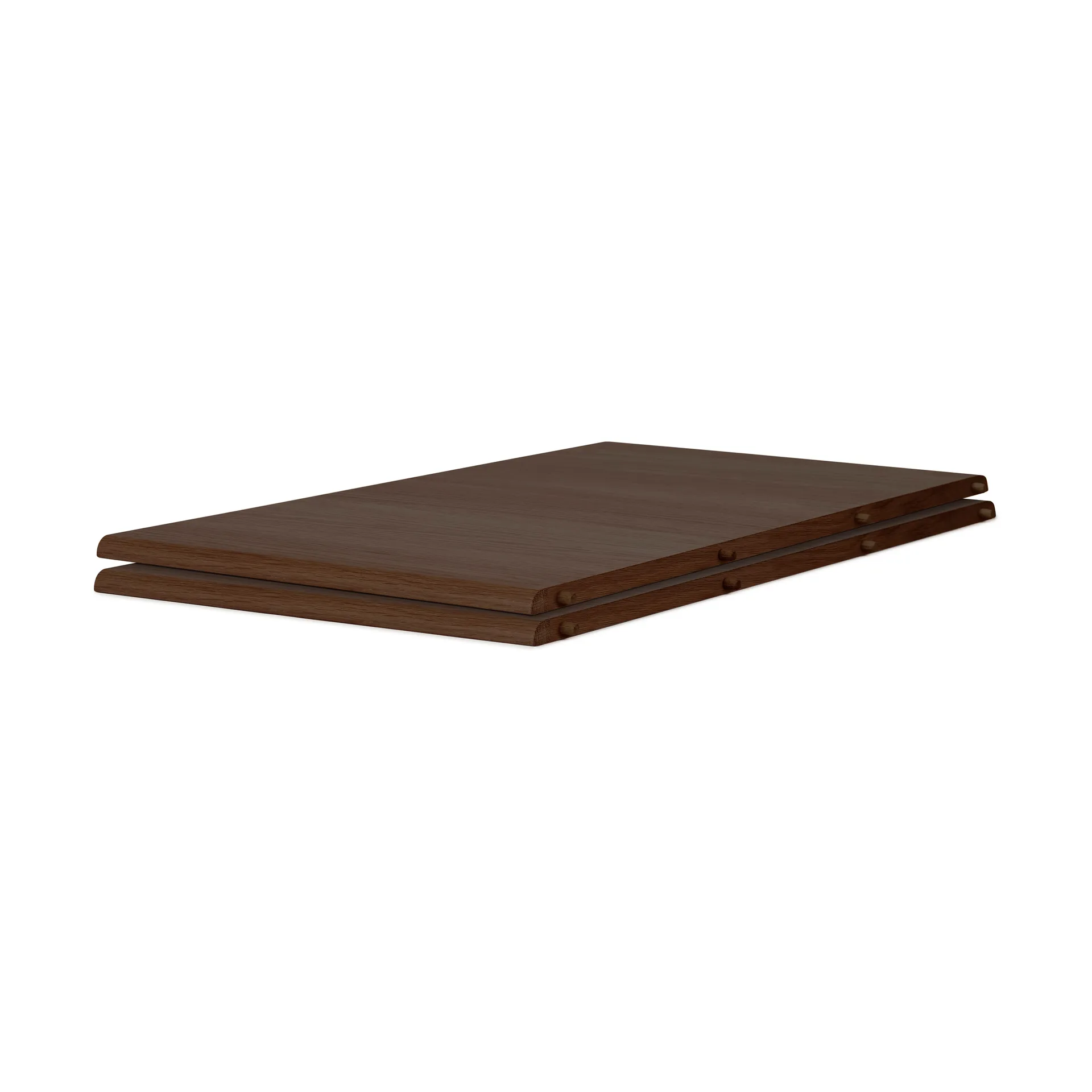 Evermore spisebord inkl. 2 tilleggsplate á 45 cm, Oiled walnut, 160 cm Warm Nordic