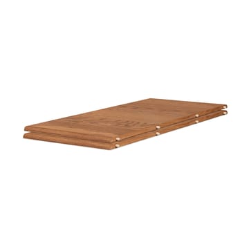 Evermore spisebord inkl. 2 tilleggsplate á 45 cm - Teak oiled oak, 190 cm - Warm Nordic