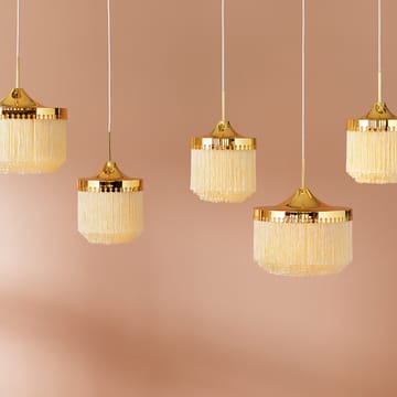 Fringe takpendel - Cream white, stor - Warm Nordic