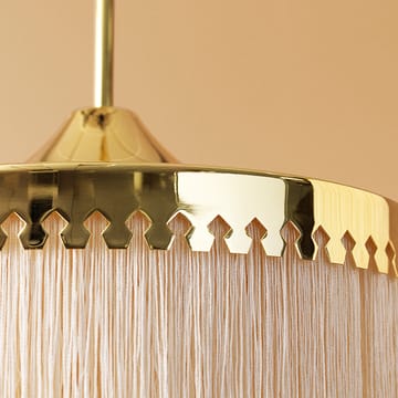 Fringe takpendel - Cream white, stor - Warm Nordic