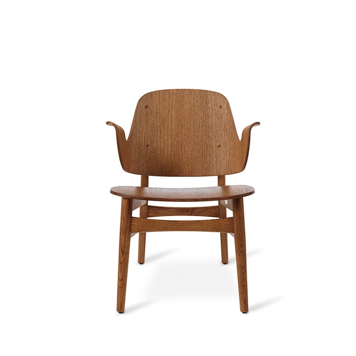 Gesture loungestol - eik teakoljet - Warm Nordic