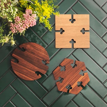 Gourmet Wood Trivet square - Eik - Warm Nordic
