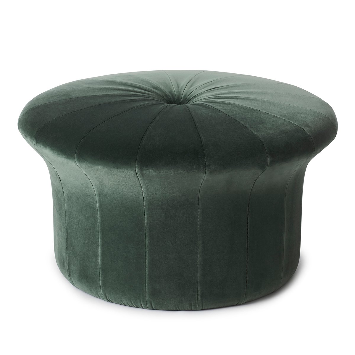Warm Nordic Grace puff Ritz Forest green | Skandinavisk Design | Puffer | Grønn