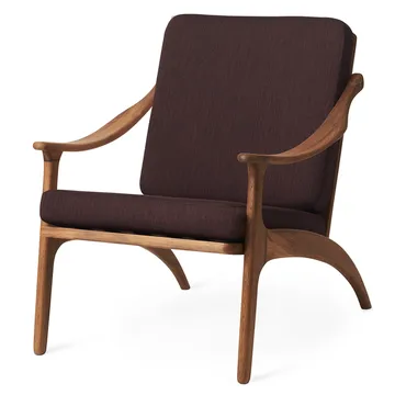 Lean Back Balder stol teak - Coffee brown - Warm Nordic