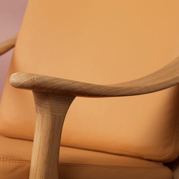 Lean Back Soavé stol hvitoljet eik - Nature - Warm Nordic