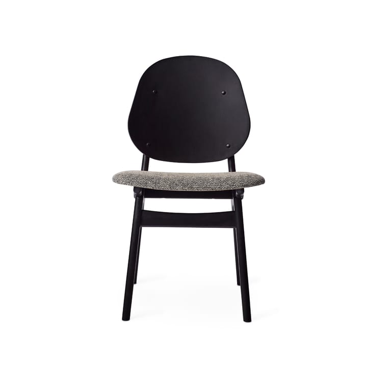 Noble stol - tekstil graphic sprinkles, sortlakkert bøkestativ - Warm Nordic
