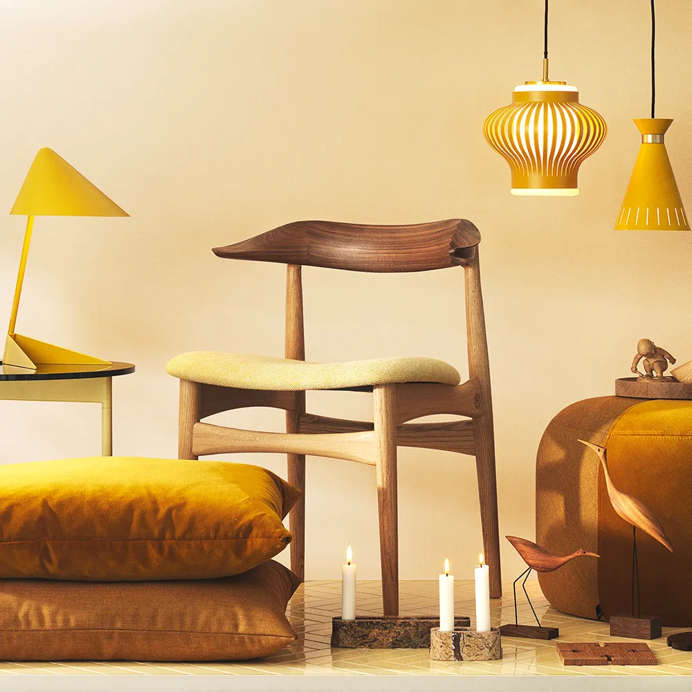 Opal Lamella takpendel, Sky grey, sandblåst opal Warm Nordic