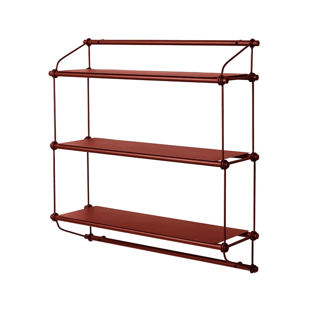 Warm Nordic Parade hylle oxide red, 3 hyller