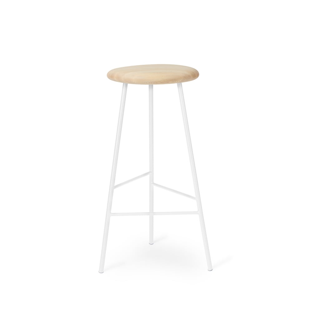 Bilde av Warm Nordic Pebble barkrakk ask oljet h. 75 hvitt stativ