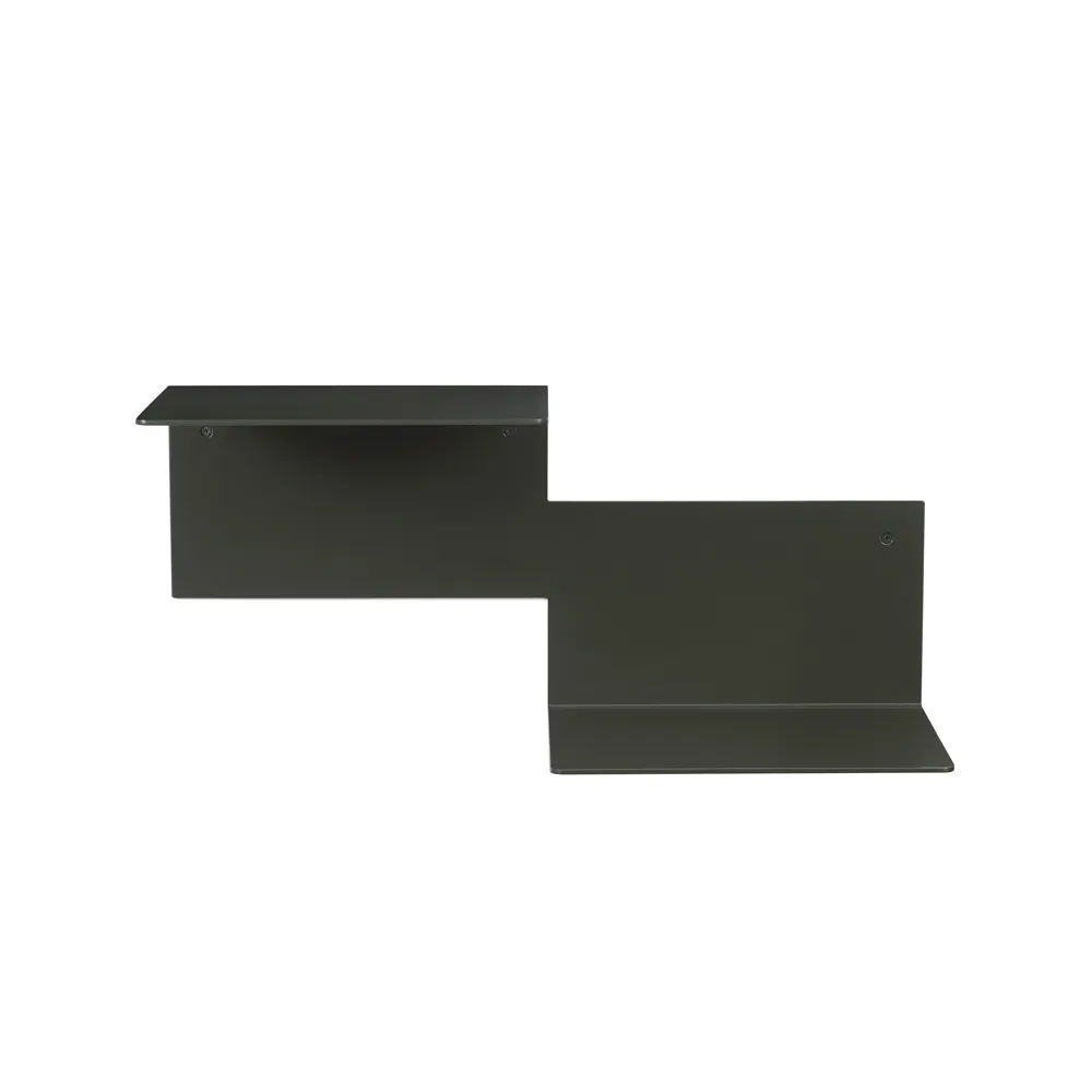 Repeat hylle, green olive, venstre Warm Nordic