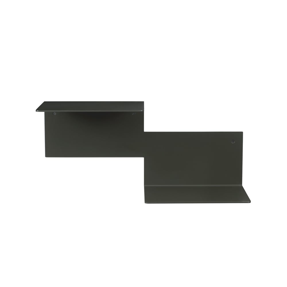 Warm Nordic Repeat hylle green olive, venstre