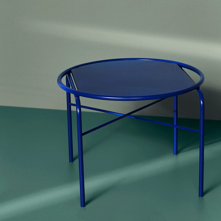 Secant salongbord Ø60 cm, Cobalt blue Warm Nordic