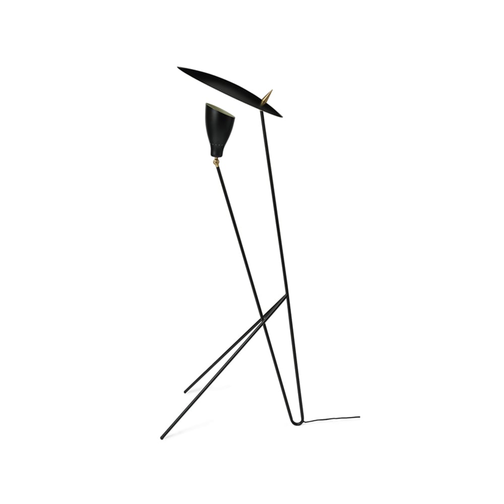 Bilde av Warm Nordic Silhouette gulvlampe Black noir