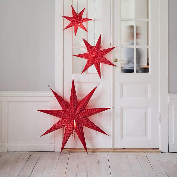 Aino julestjerne slim rød - 100 cm - Watt & Veke
