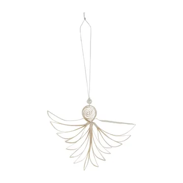 Angel juletrepynt Ø 10 cm - Natural - Watt & Veke
