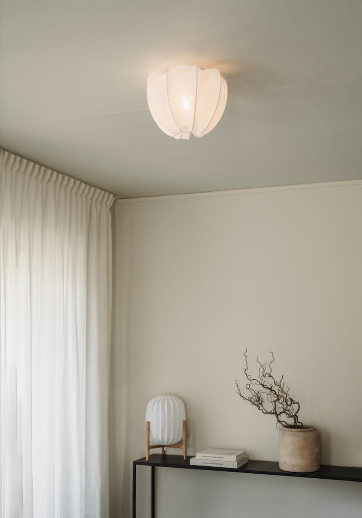 Anna plafond mini Ø30 cm, White linnen Watt & Veke