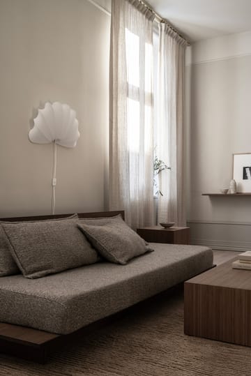 Anna vegglampe L 54 cm - White cotton - Watt & Veke