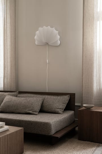 Anna vegglampe L 54 cm - White cotton - Watt & Veke