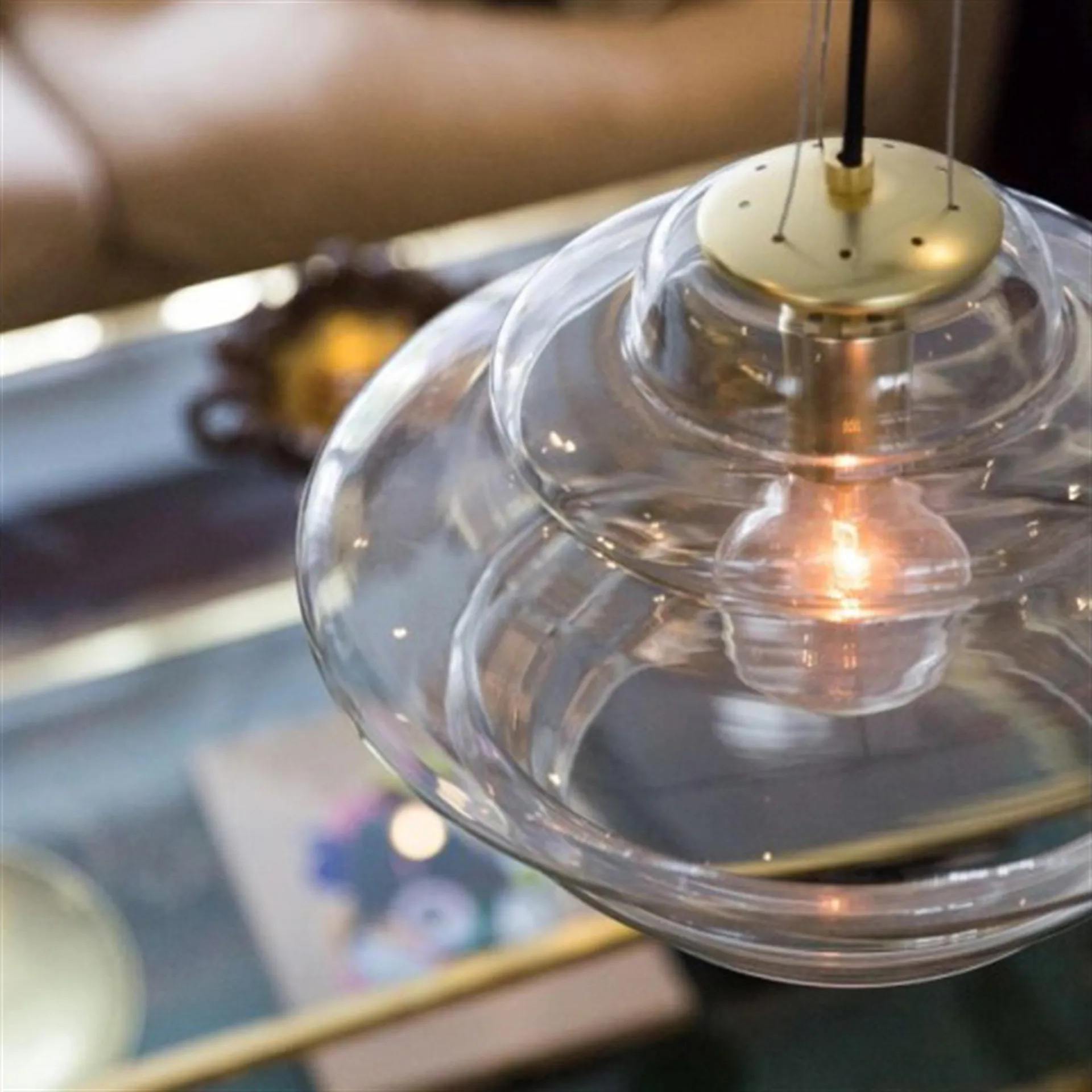 Cindy taklampe, klar Watt & Veke