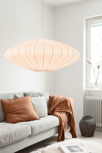 Ellipse lampeskjerm 65 cm bomull - Hvit - Watt & Veke