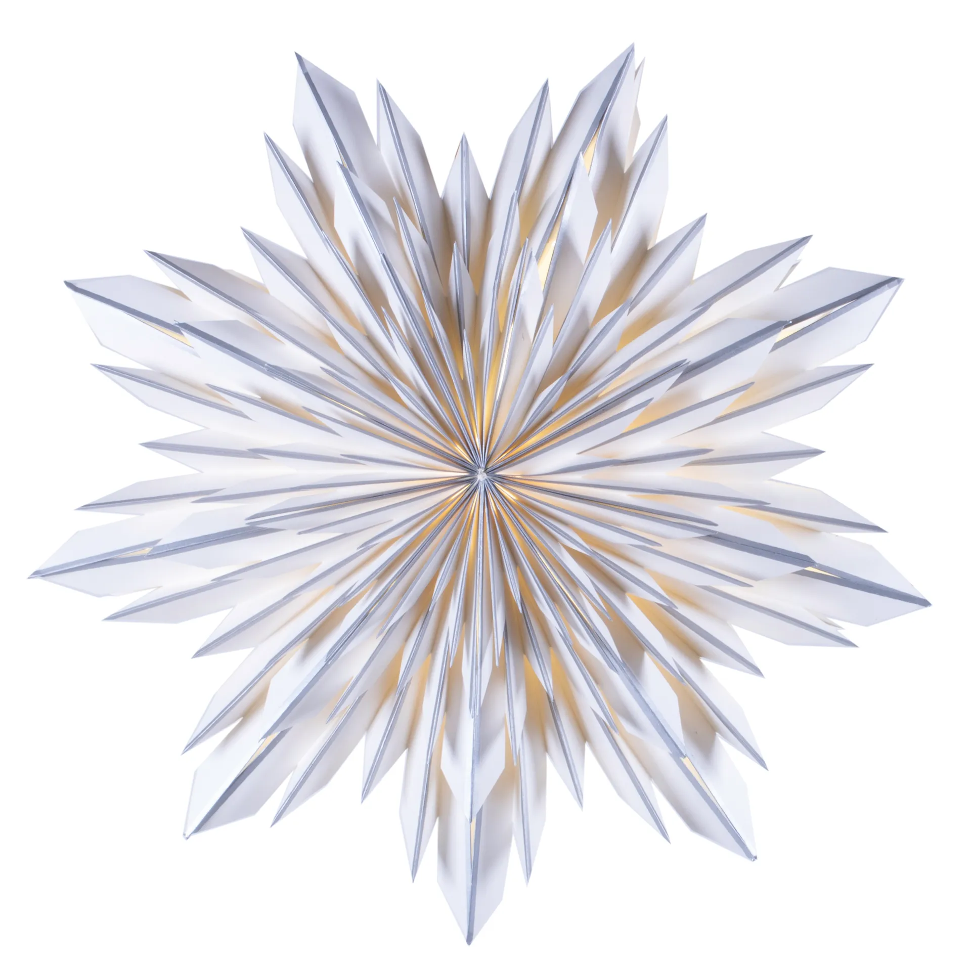 Elsa adventsstjerne 60 cm, Sølv-hvit Watt & Veke