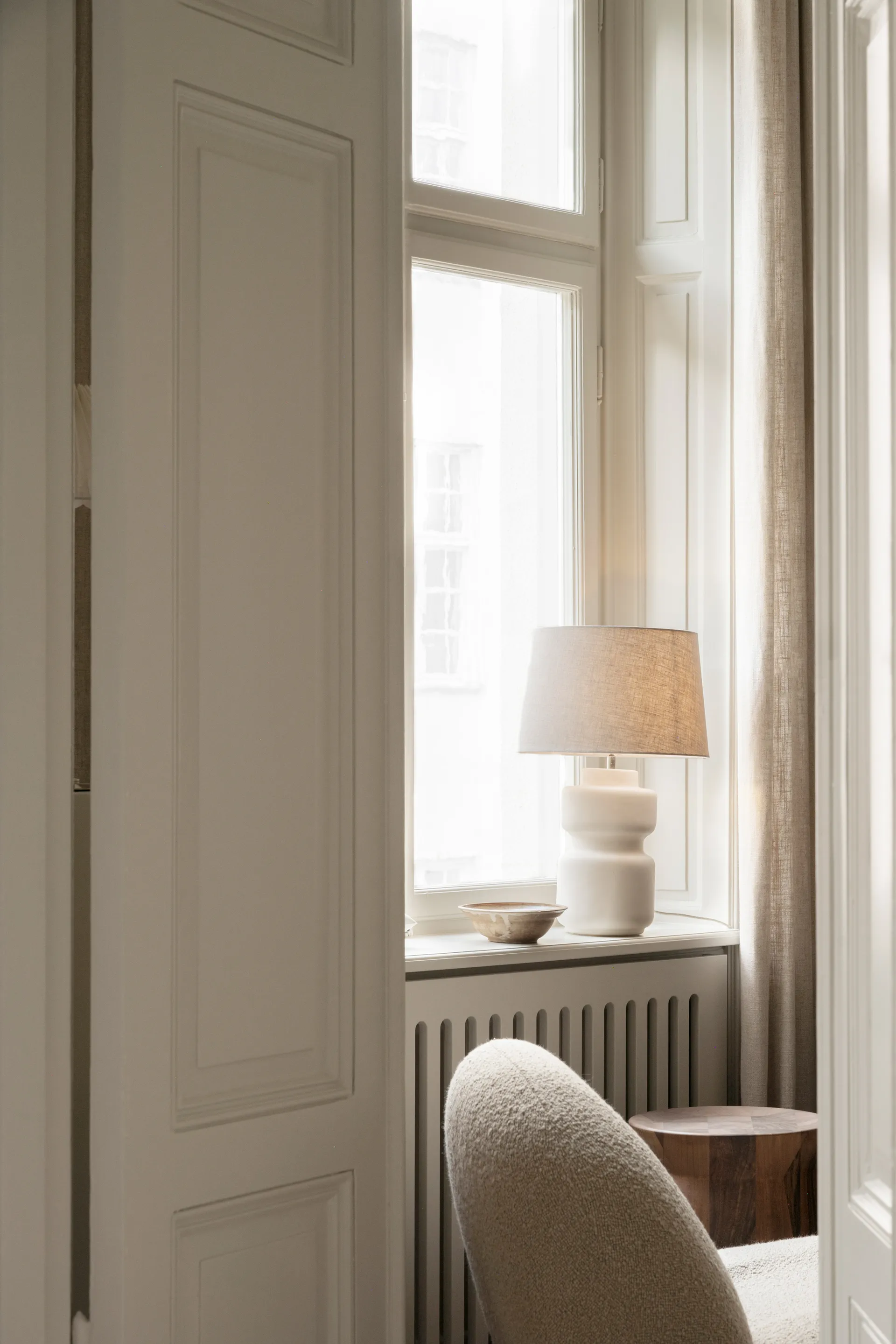 Evy lampefot 3, White-ivory Watt & Veke